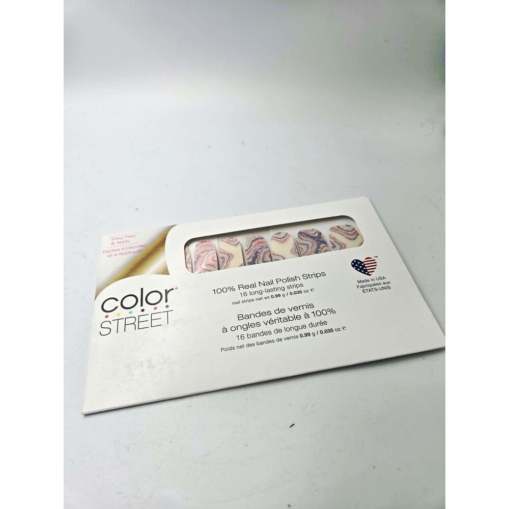 Color Street Oyster Shell 100% Real Nail Polish Strips Multicolor 0.035oz